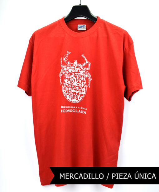 Camiseta-Hombre-Los-Delinquentes-Bienvenidos-Roja.