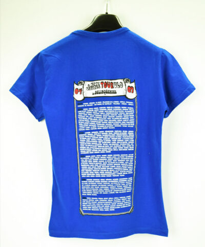 Camiseta-Mujer-Los-Delinquentes-No-Te-Jartas-Azul-atras