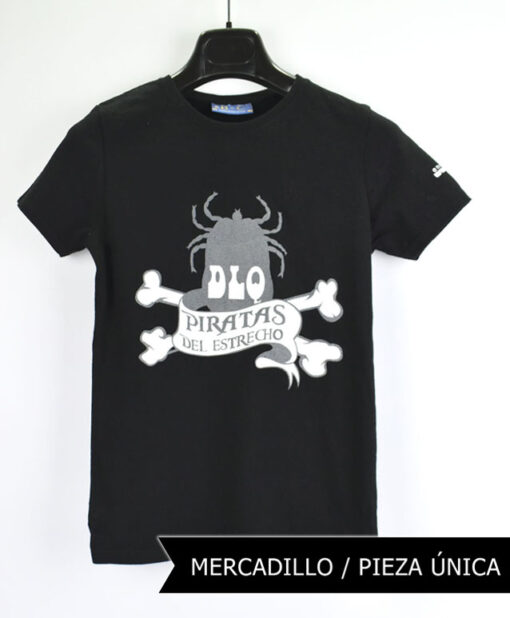 Camiseta-mujer-Los-Delinquentes-Piratas-negra