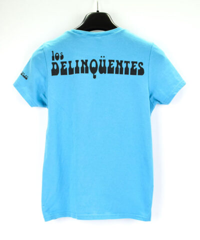 Camiseta-mujer-Los-Delinquentes-Recuerdos-Celeste-atras