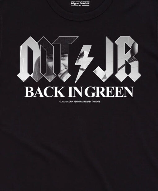 Camiseta-Migue-Benitez-MTJR-back-in-green-negra-detalle