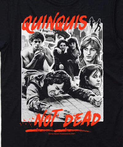 Camiseta-Quinqui-Sound-Quinquis-Not-Dead-Negra-Detalle