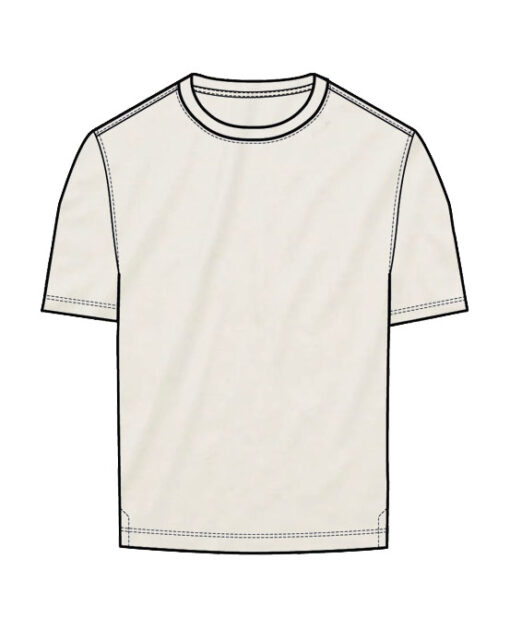 Camiseta Blanco Roto Stock Ferpectamente