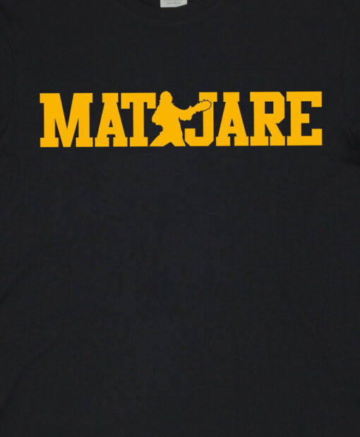Camiseta-Hombre-Migue-Benitez-Matajare-Athletic-Negra-Amarillo-Detalle