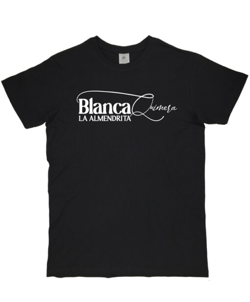 Camiseta-Blanca-La-Almendrita-Quimera-Negra-Blanca