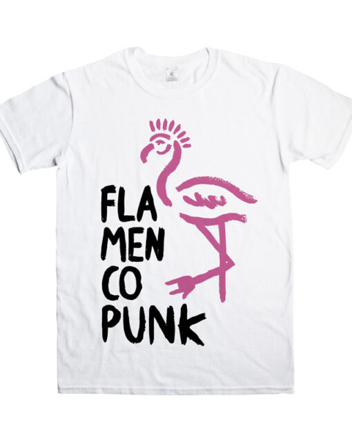 camiseta-hombre-flamenco-punk-logo-blanca