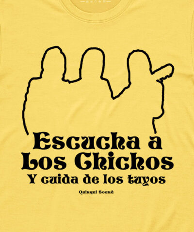 Camiseta-Quinqui-Sound-Chichos-Amarilla-Negra-Detalle-2