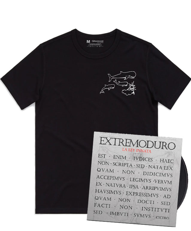 Extremoduro - Oferta - Vinilo La Ley Innata - Camiseta Tatu Robe