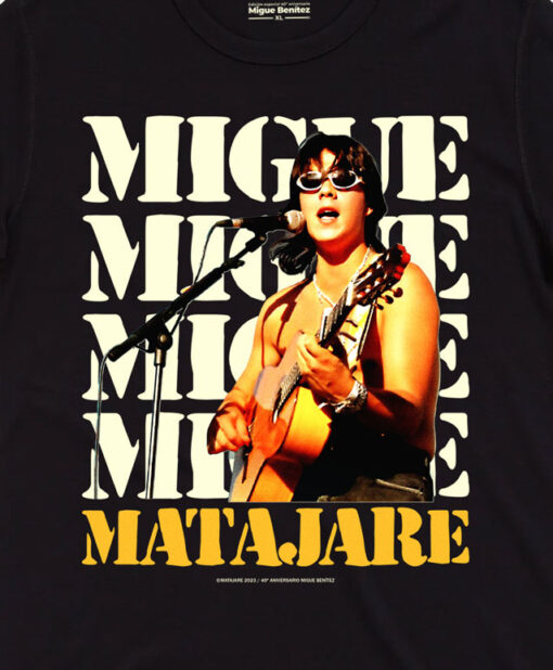 Camiseta-Migue-Benitez-Migue-Matajare-Concierto-Negra-Detalle
