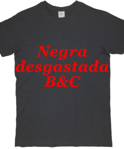 CamisetaHombreB&C-E150-NegraDesgastada2