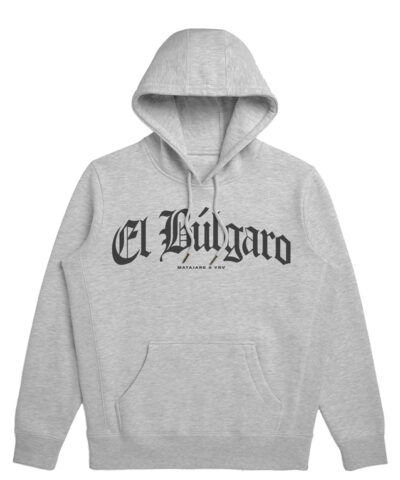sudadera migue benitez matajare el bulgaro gris logo gris 02