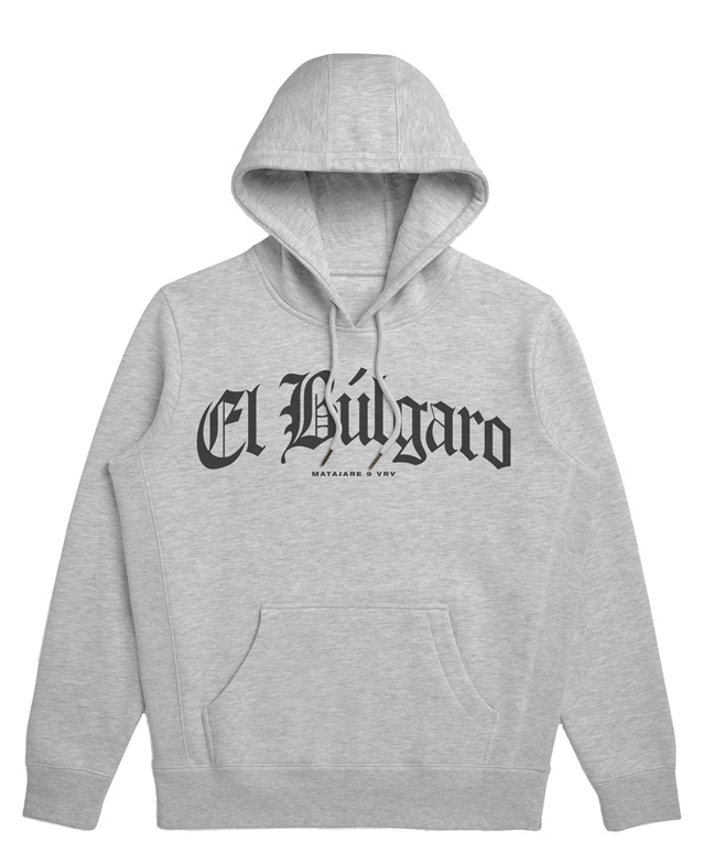 sudadera migue benitez matajare el bulgaro gris logo gris 02