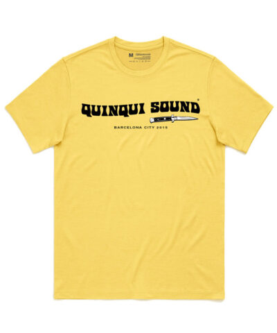 Camiseta-Quinqui-Sound-Logo-Amarilla