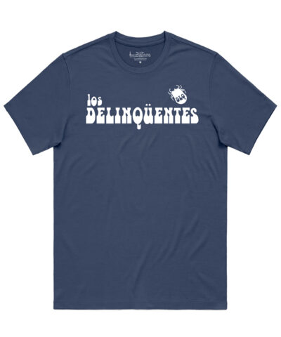 camiseta unisex los delinquentes oeste azul