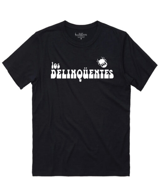 camiseta unisex los delinquentes oeste negra