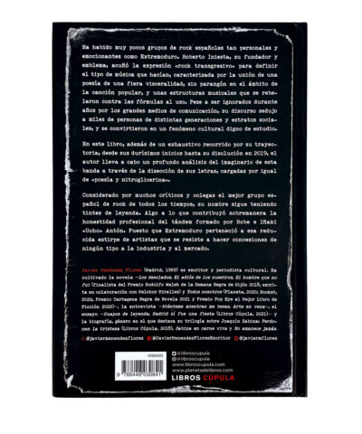 libro extremoduro biografia de profundis contraportada