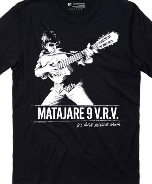camiseta migue benitez matajare 9 vrv negra detalle