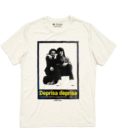 camiseta quinqui sound deprisa deprisa blanca natural