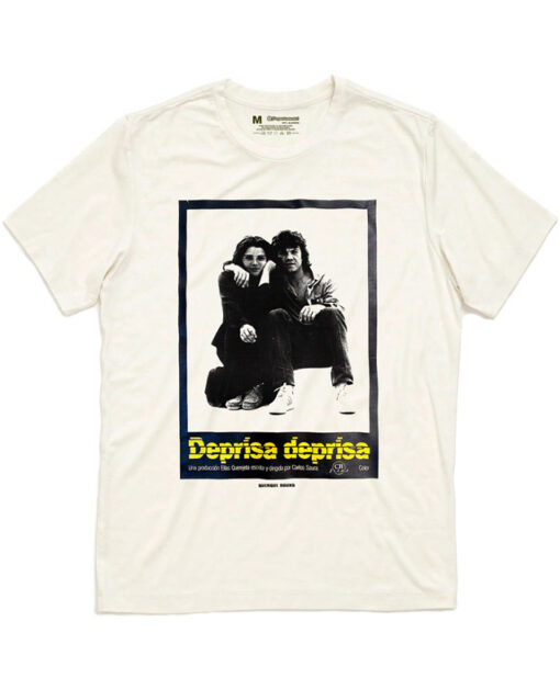 camiseta quinqui sound deprisa deprisa blanca natural