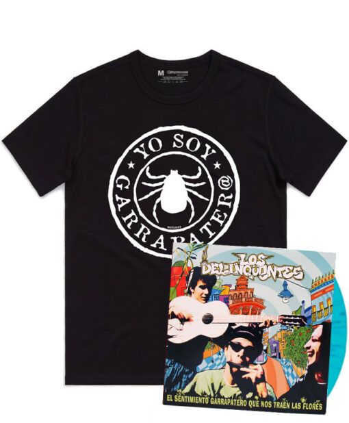 lote camiseta garrapatero vinilo delinquentes sentimiento 02