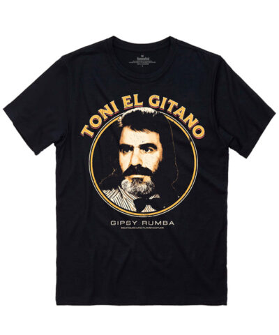 Camiseta Quinqui Sound toni el gitano negra 02
